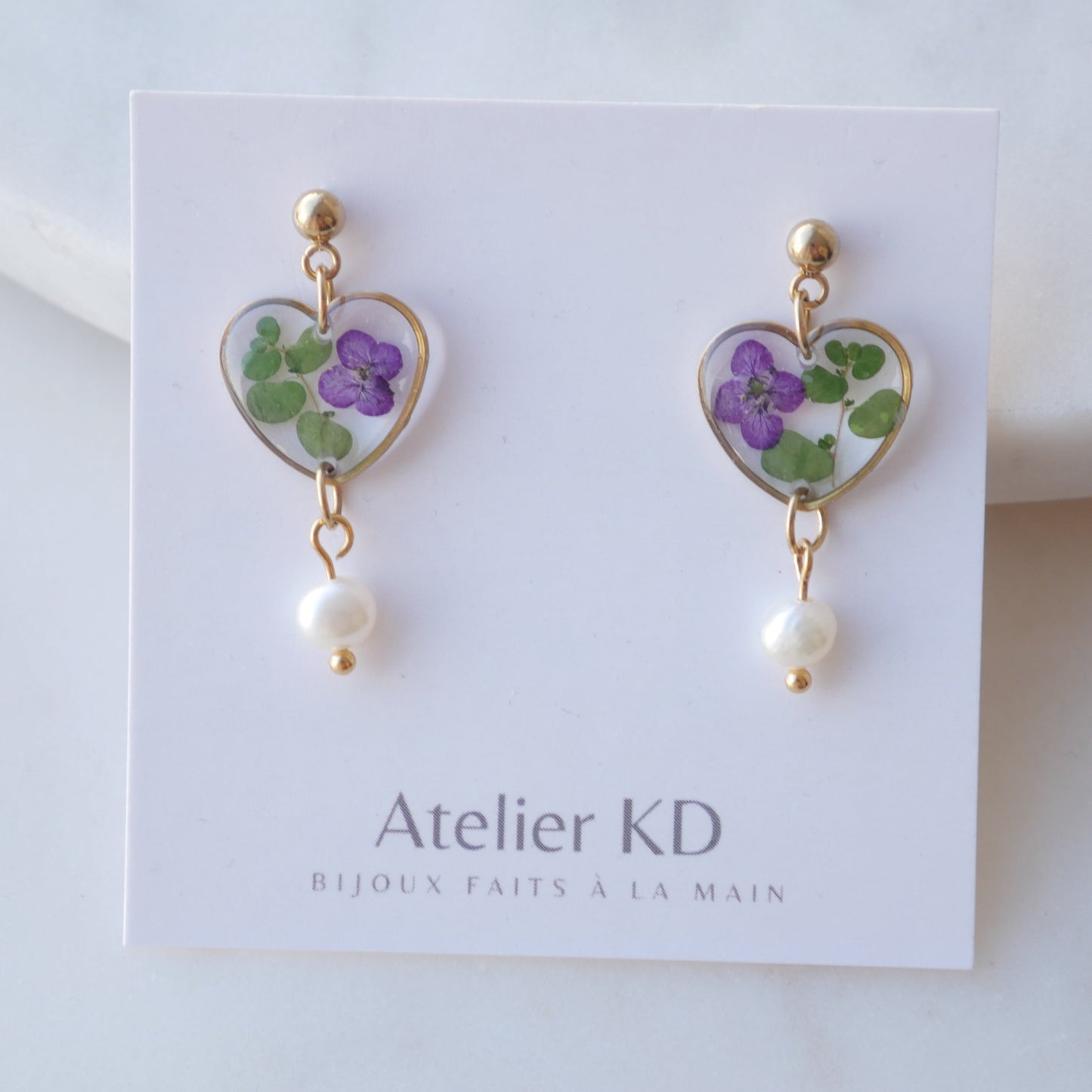 Chloé Earrings - Heart (Medium)