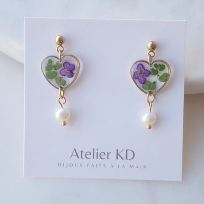 Chloé Earrings - Heart (Medium)