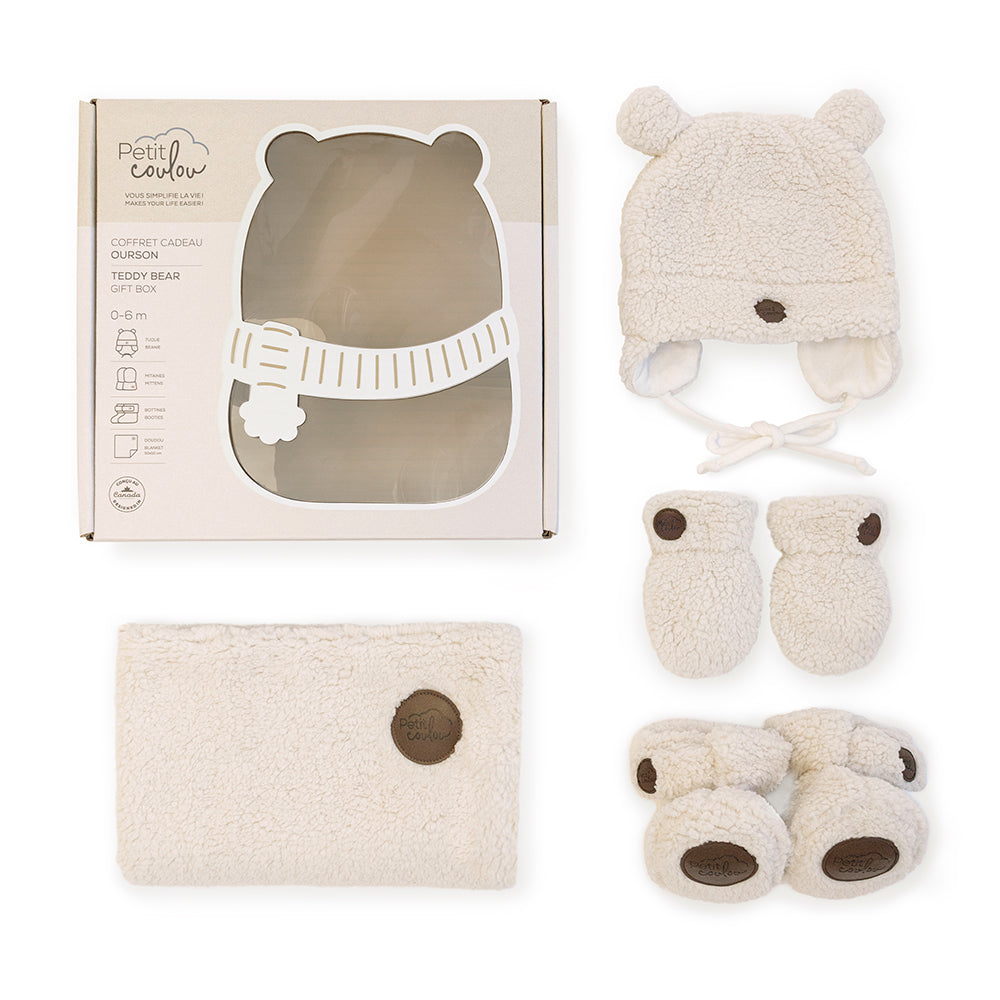 Sherpa Bear Baby Gift Set (4 accessories)