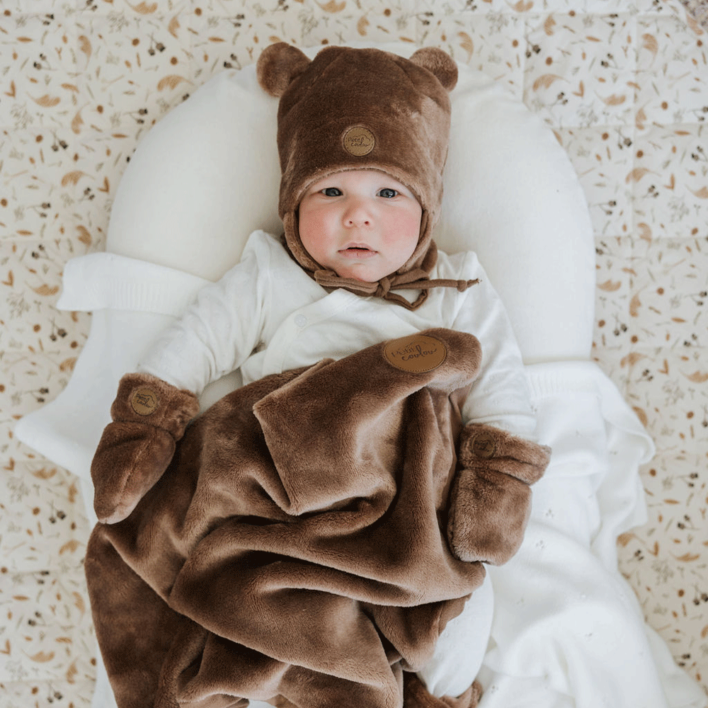 Minky Bear Baby Gift Set (4 accessories)