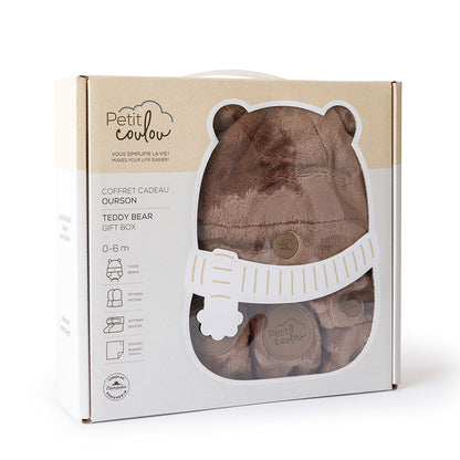 Minky Bear Baby Gift Set (4 accessories)