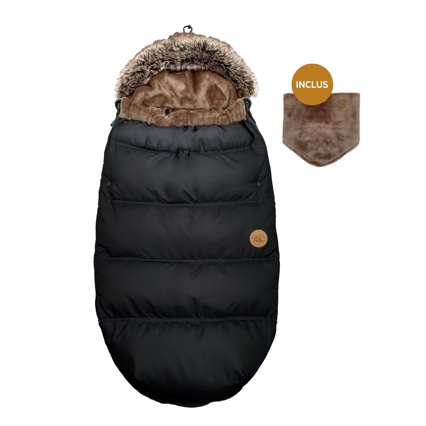 Housse chancelière pour landau et poussette (-30°C à 10°C)