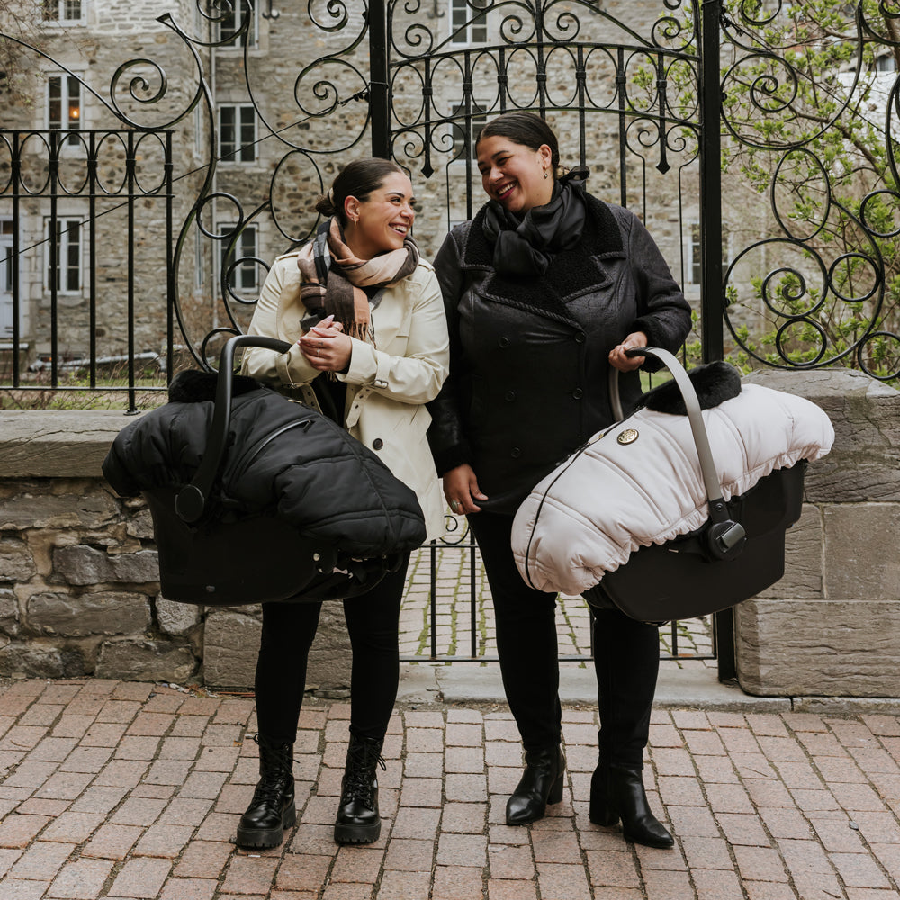 Ensemble de luxe: Housse 3 saisons pour siège d'auto & Fond isolant (-30°C à 15°C)