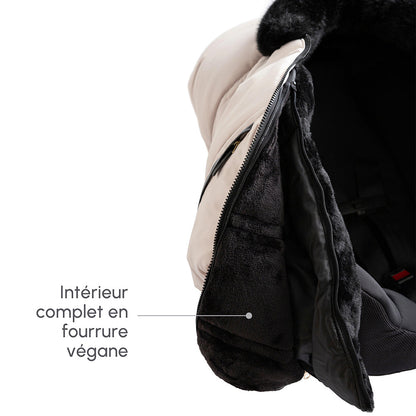 Ensemble de luxe: Housse 3 saisons pour siège d'auto & Fond isolant (-30°C à 15°C)