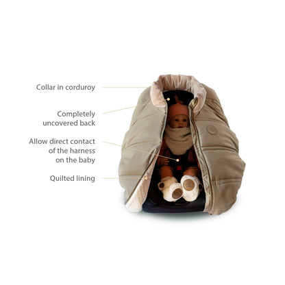 Housse légère pour siège d'auto (-5°C à 15°C)