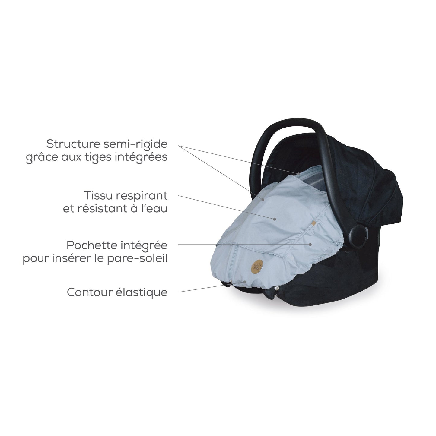 Housse été pour siège d'auto