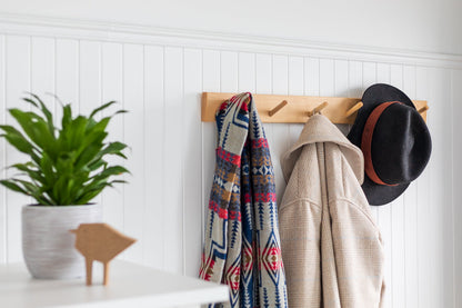 Wall coat rack