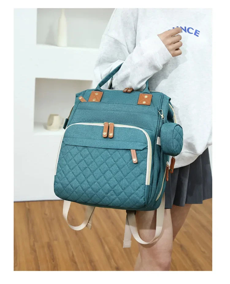 Sac à couches avec station à langer 3 en 1 – Sac à dos maman