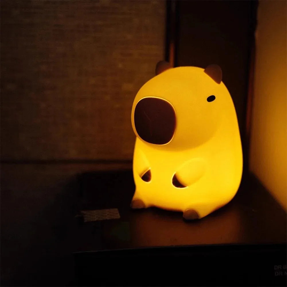 Veilleuse Capybara LED en Silicone