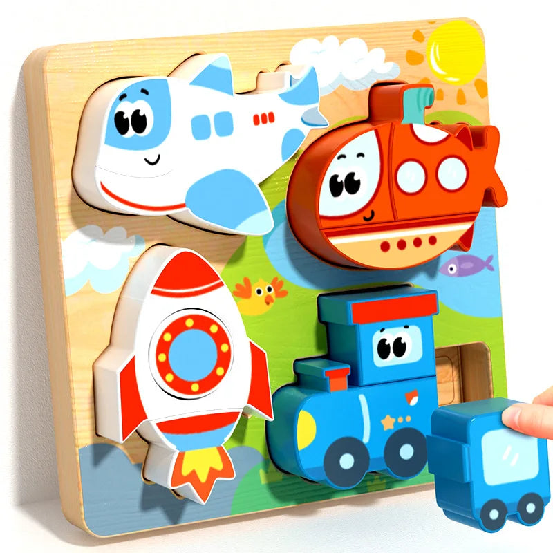 Puzzle en bois animaux | Éveil Ludique
