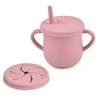 200ml Silicone Baby Cup – Portable Snack Box with Lid, BPA-Free