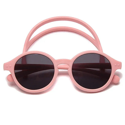 Baby sunglasses 0–4 years – UV400 polarized, flexible, with strap