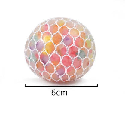 Balle Sensorielle Arc‑en‑Ciel – Squishy Anti‑Stress