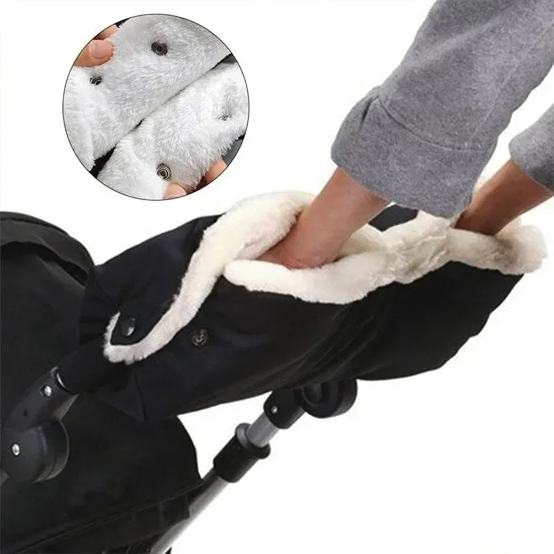 Gants d’hiver universels pour poussette – Chauds, imperméables et coupe‑vent