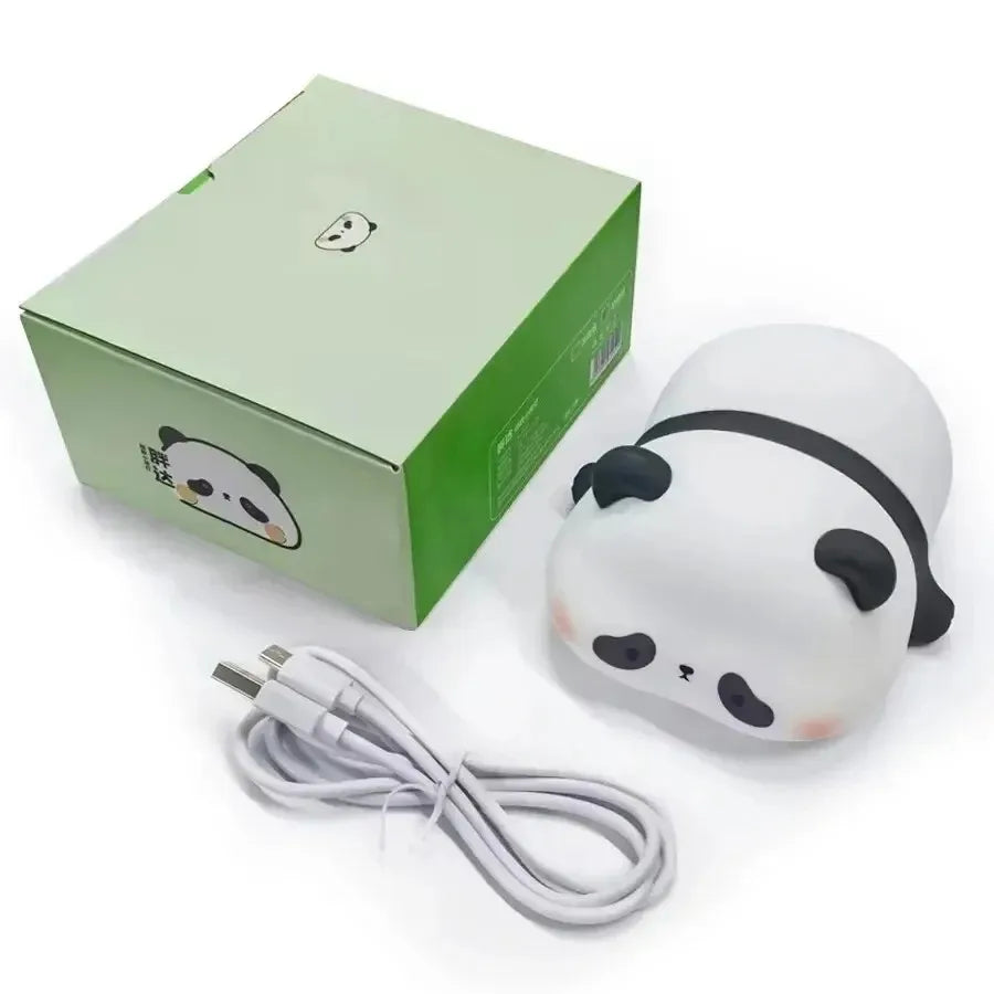 Veilleuse animaux en silicone – Girafe, Panda, Paresseux, Canard & Lapin