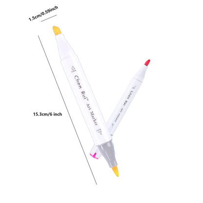 Double-ended alcohol-based marker set