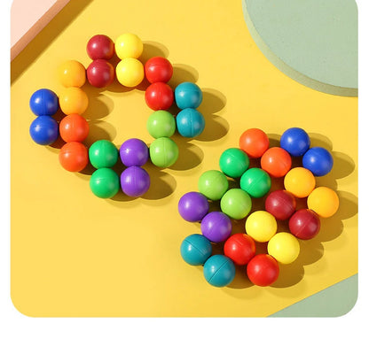 Sensory Fidget Toy – Balle Éducative 3D Rotative