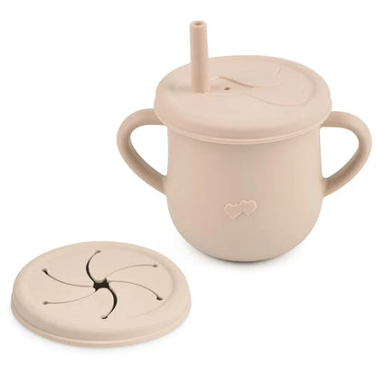 200ml Silicone Baby Cup – Portable Snack Box with Lid, BPA-Free
