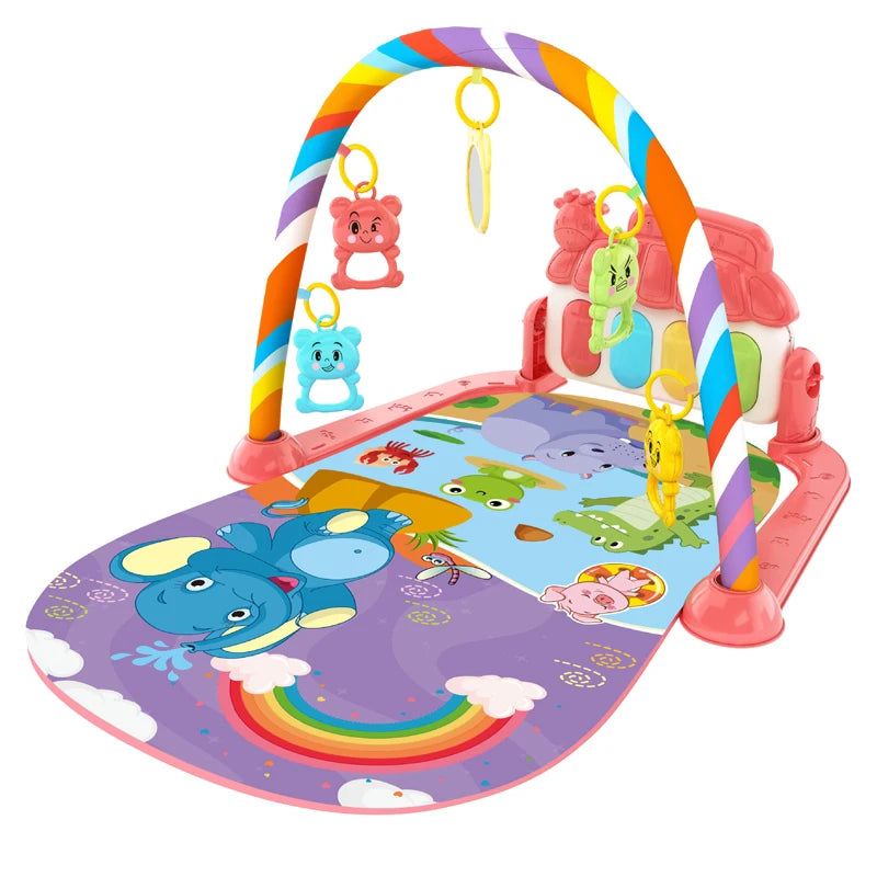 Musical Play Mat with Piano – Baby Gym 0-36 Months with Arch and Lights