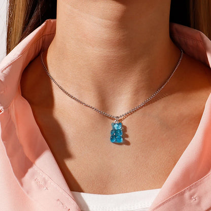 Collier Ourson Gummy Bear | Bijou Coloré et Tendance