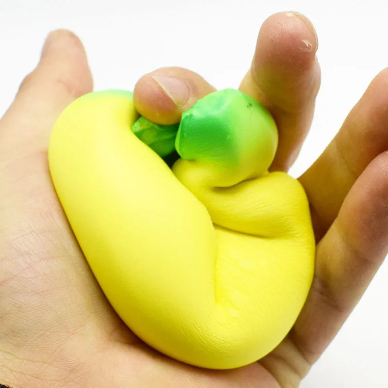Squishy Banane Anti‑Stress – Jouet Souple Slow‑Rising