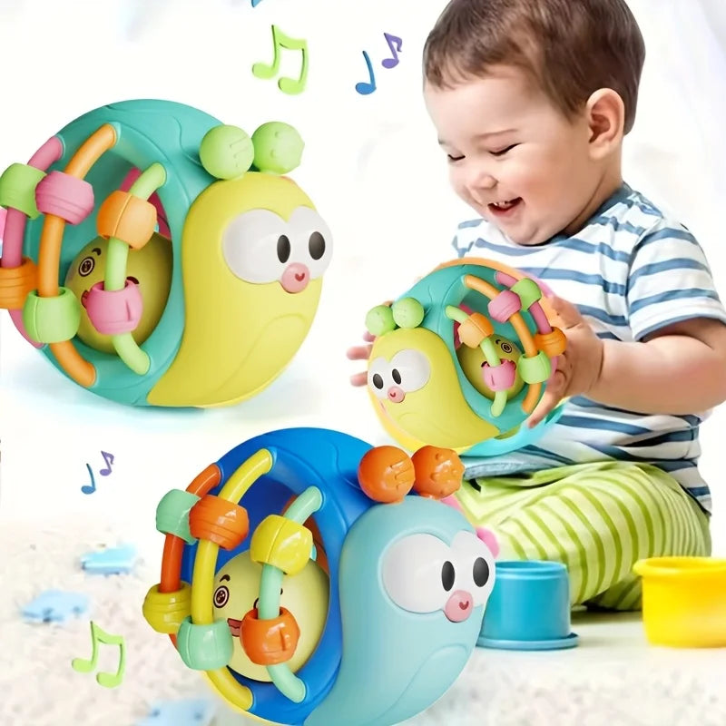 Balle Sensorielle & Hochet pour Bébé (0–12 mois)