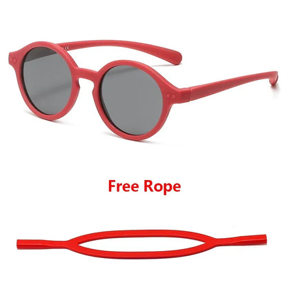 Baby sunglasses 0–4 years – UV400 polarized, flexible, with strap