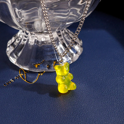 Collier Ourson Gummy Bear | Bijou Coloré et Tendance