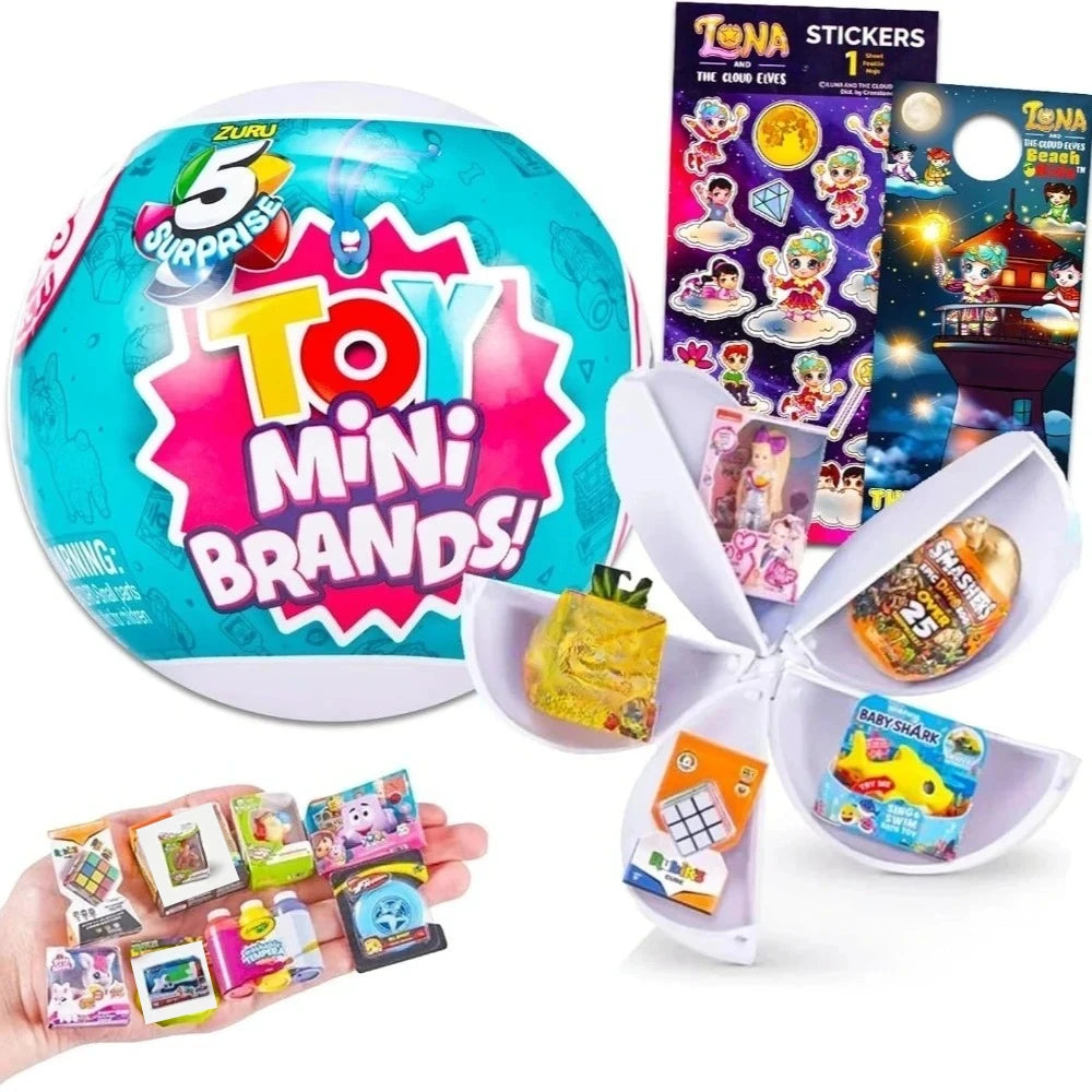 Zuru Mini Brands Toys 5 Surprise – Miniatures de supermarché à collectionner