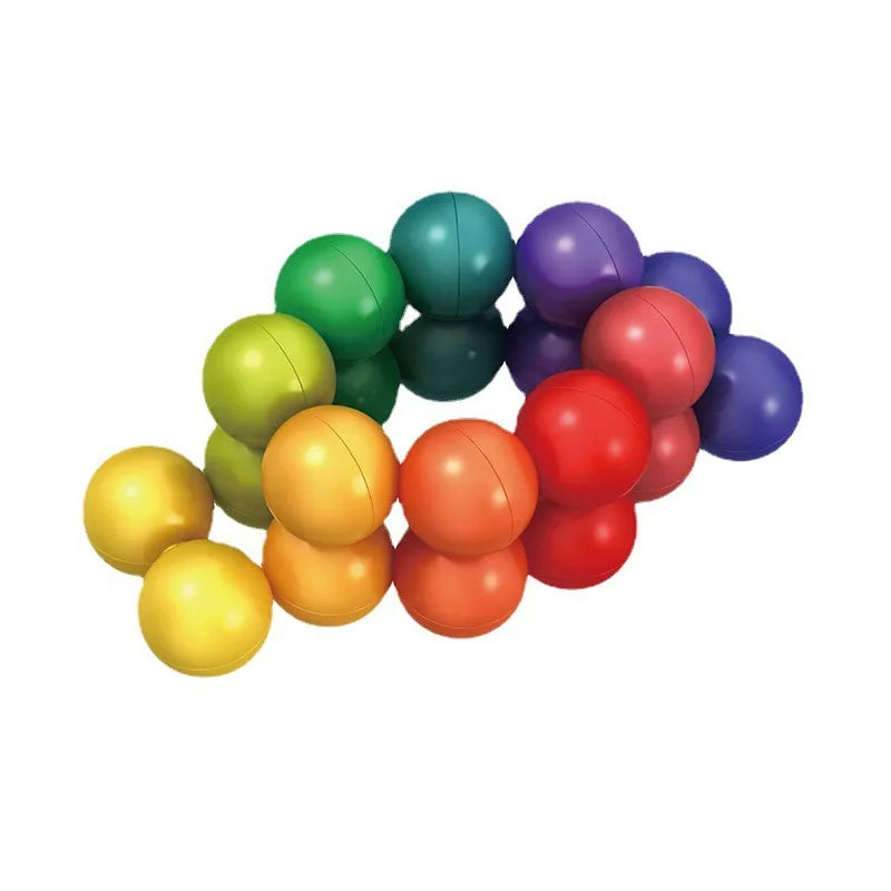 Sensory Fidget Toy – Balle Éducative 3D Rotative