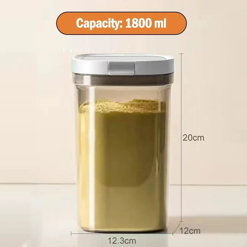 3-in-1 Baby Formula Container – Airtight, Multi-Capacity, and Magnetic Scoop