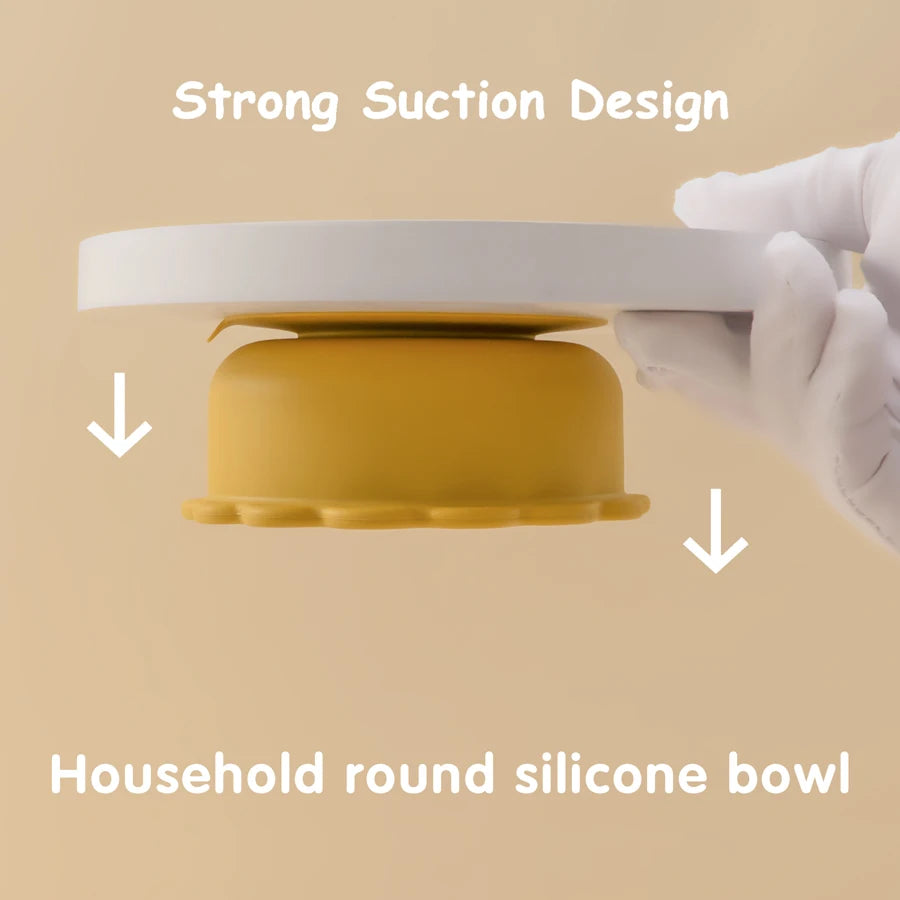Bol en silicone pour bébé – Design mignon en forme de lion