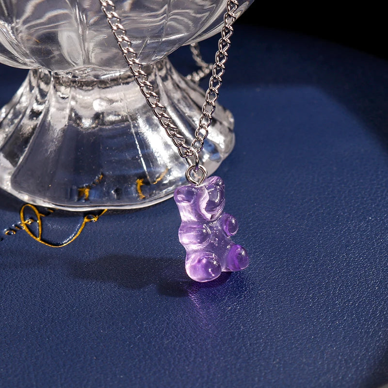 Collier Ourson Gummy Bear | Bijou Coloré et Tendance