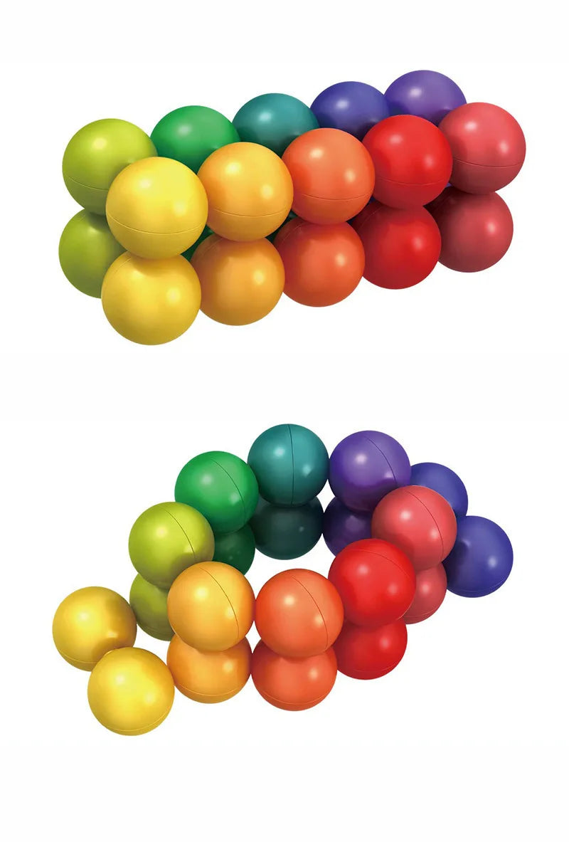 Sensory Fidget Toy – Balle Éducative 3D Rotative