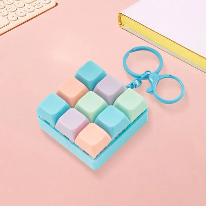 Porte‑Clé Anti‑Stress à Touches Pressables