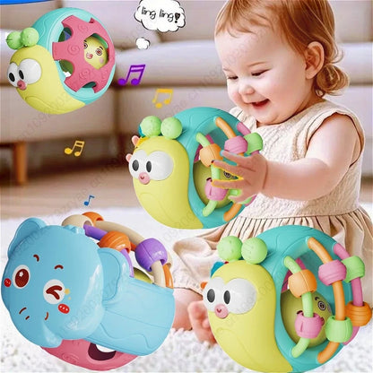Balle Sensorielle & Hochet pour Bébé (0–12 mois)