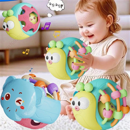 Balle Sensorielle & Hochet pour Bébé (0–12 mois)