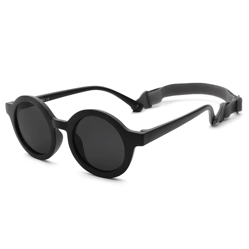 Lunettes de Soleil Bébé Polarisées | Monture Souple avec Sangle 0-3 Ans