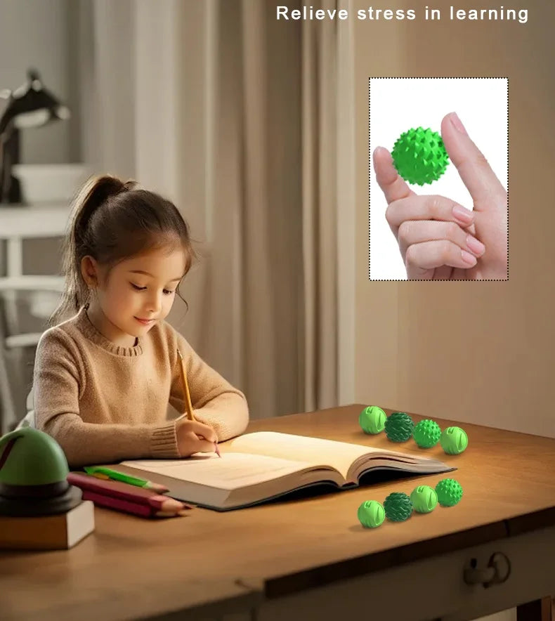 Boules Sensorielles Magnétiques en Silicone – Accessoires Anti‑Stress