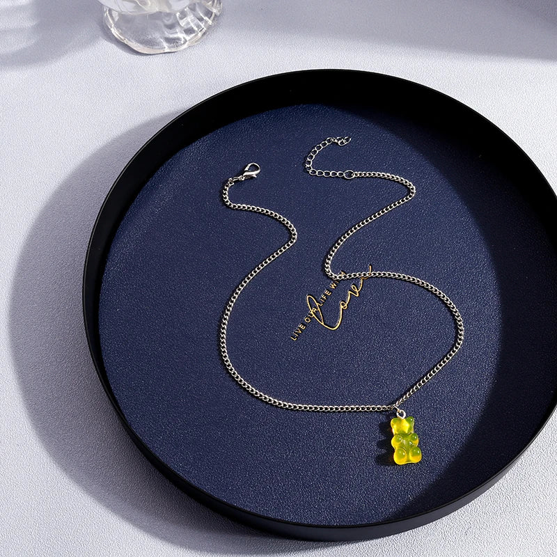 Collier Ourson Gummy Bear | Bijou Coloré et Tendance