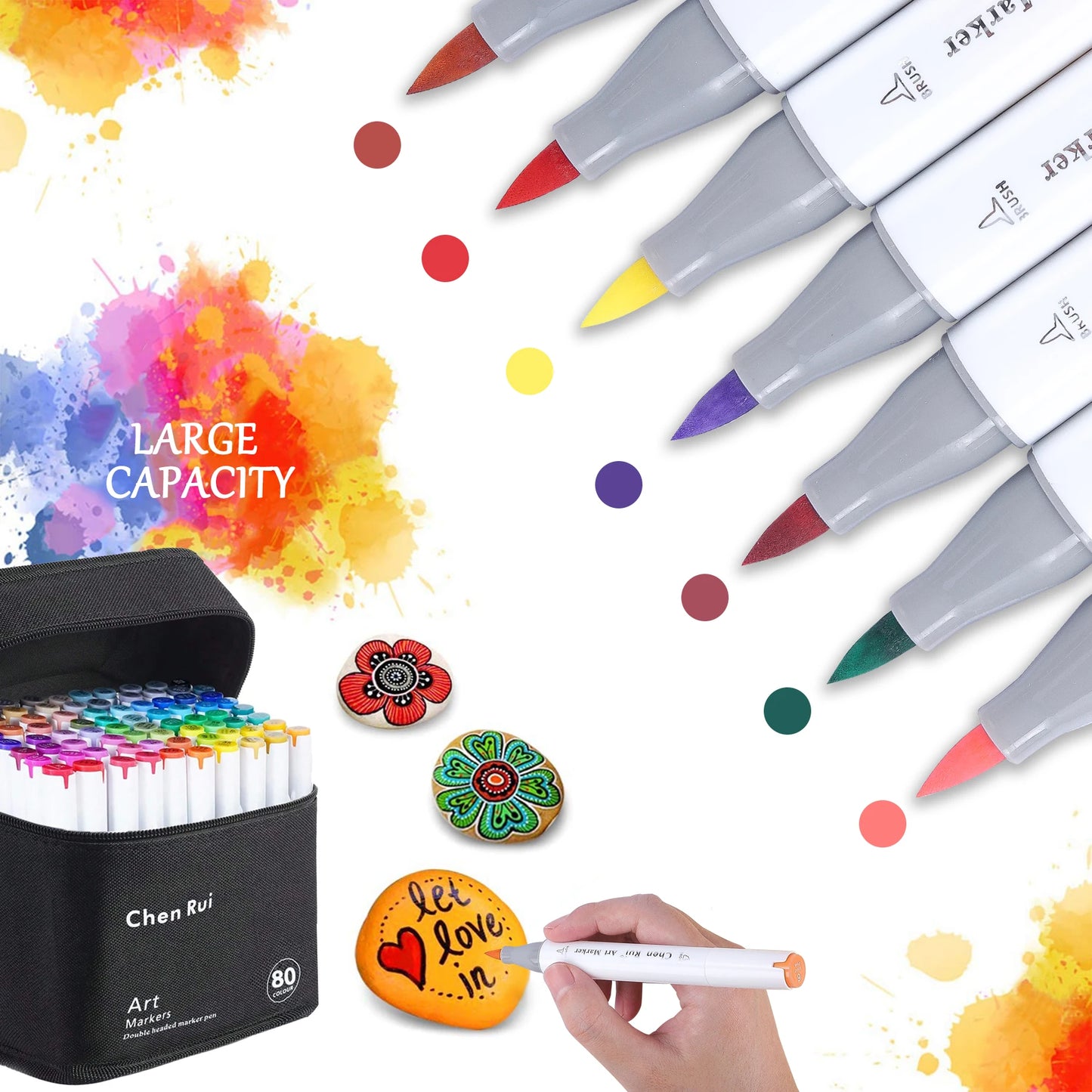Double-ended alcohol-based marker set