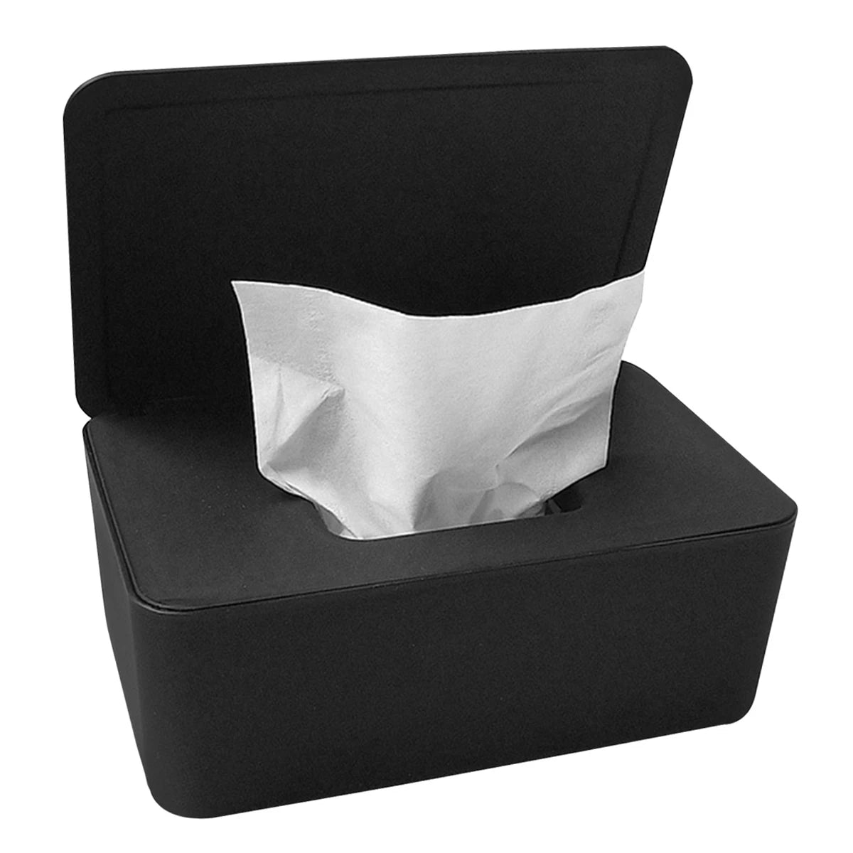 Boîte à lingettes portable avec couvercle – Étanche et anti-poussière