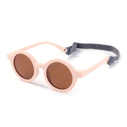 Lunettes de Soleil Bébé Polarisées | Monture Souple avec Sangle 0-3 Ans
