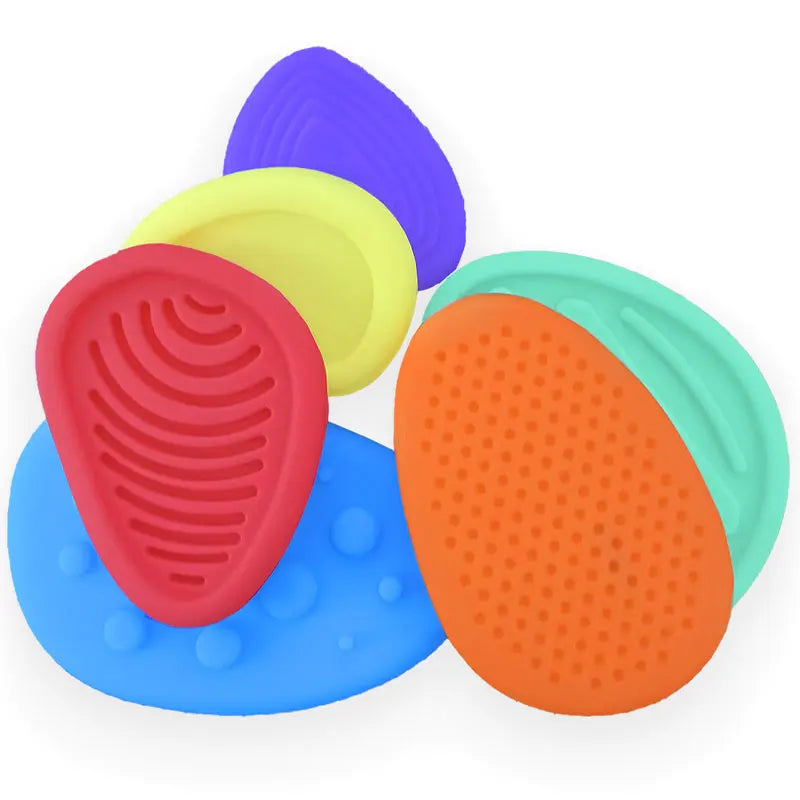Sensory Stones – Pierres Sensorielles Texturées (6/8 pièces)