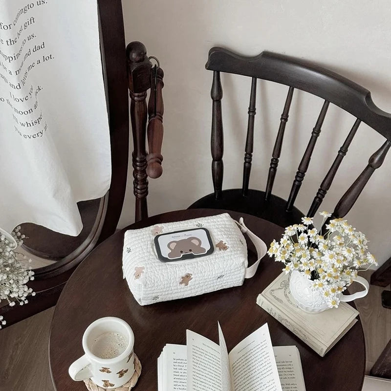 Pochette Distributeur de Lingettes Bébé | Étui Portable Suspendu