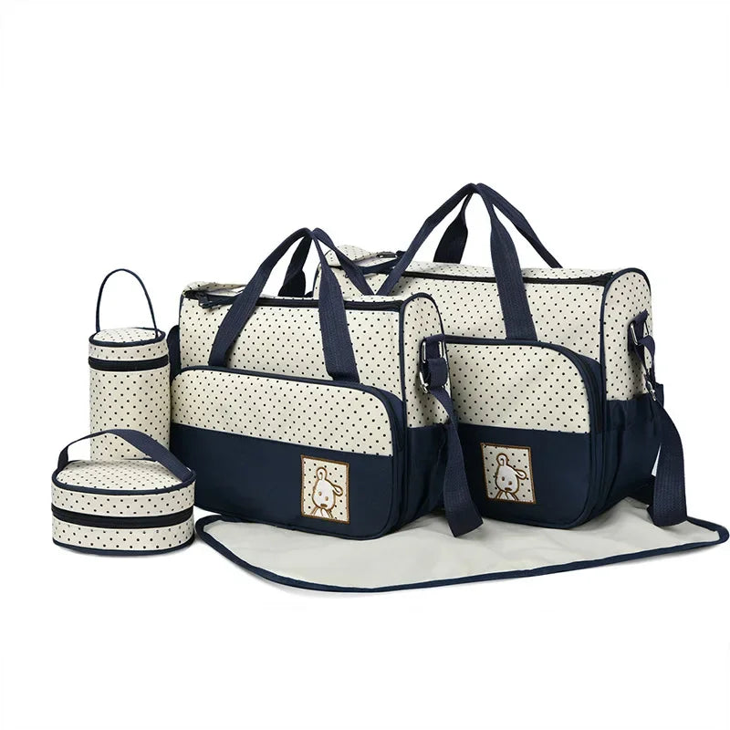 Set 5‑en‑1 de sacs à langer