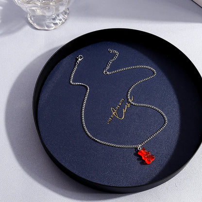 Collier Ourson Gummy Bear | Bijou Coloré et Tendance