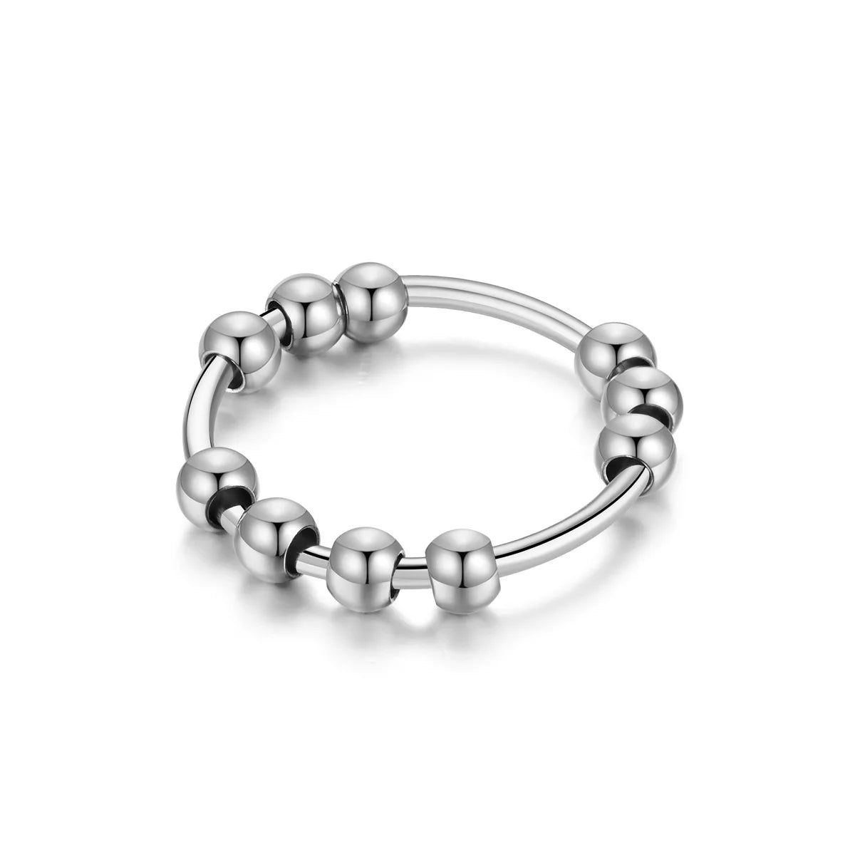 Anneau Rotatif en Acier Inoxydable – Accessoire Discret & Apaisant