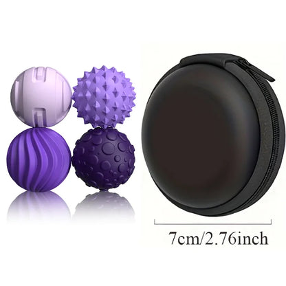 Boules Sensorielles Magnétiques en Silicone – Accessoires Anti‑Stress