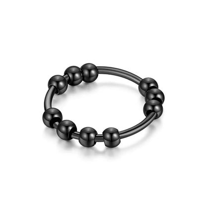 Anneau Rotatif en Acier Inoxydable – Accessoire Discret & Apaisant